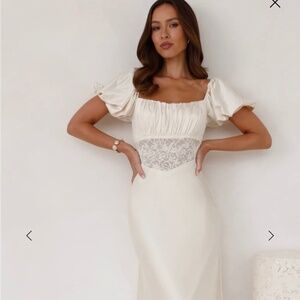 Hello Molly Satin Maxi Dress